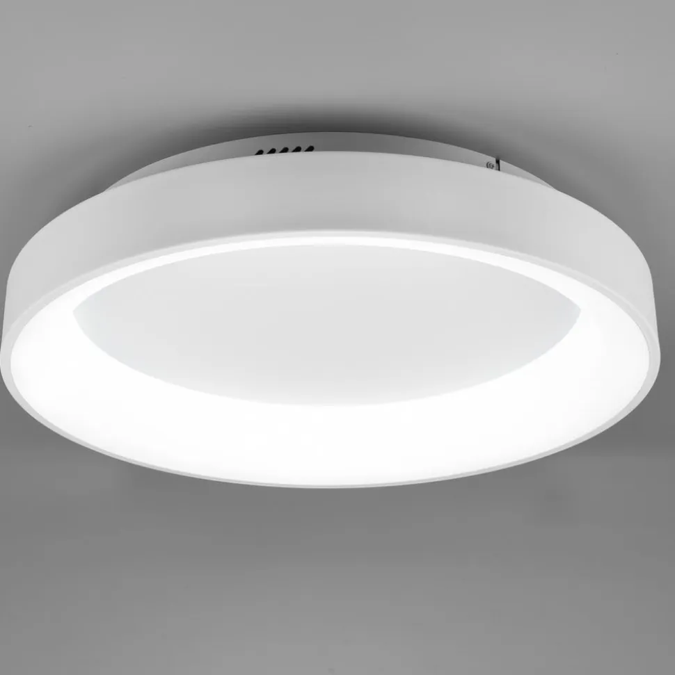 Girona LED-loftlampe med fjernbetjening, hvid