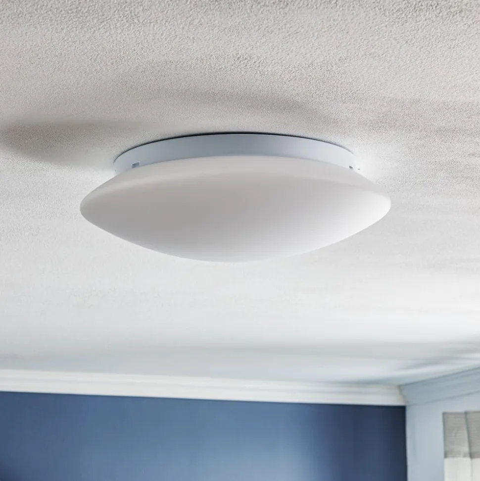 Gjovik loftslampe med opalhvidt glas, Ø 40 cm