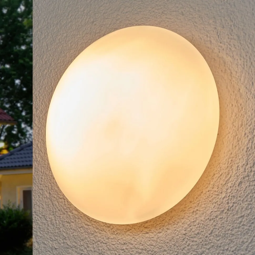 Glas-udendørs væglampe Tokyo 28 cm IP44