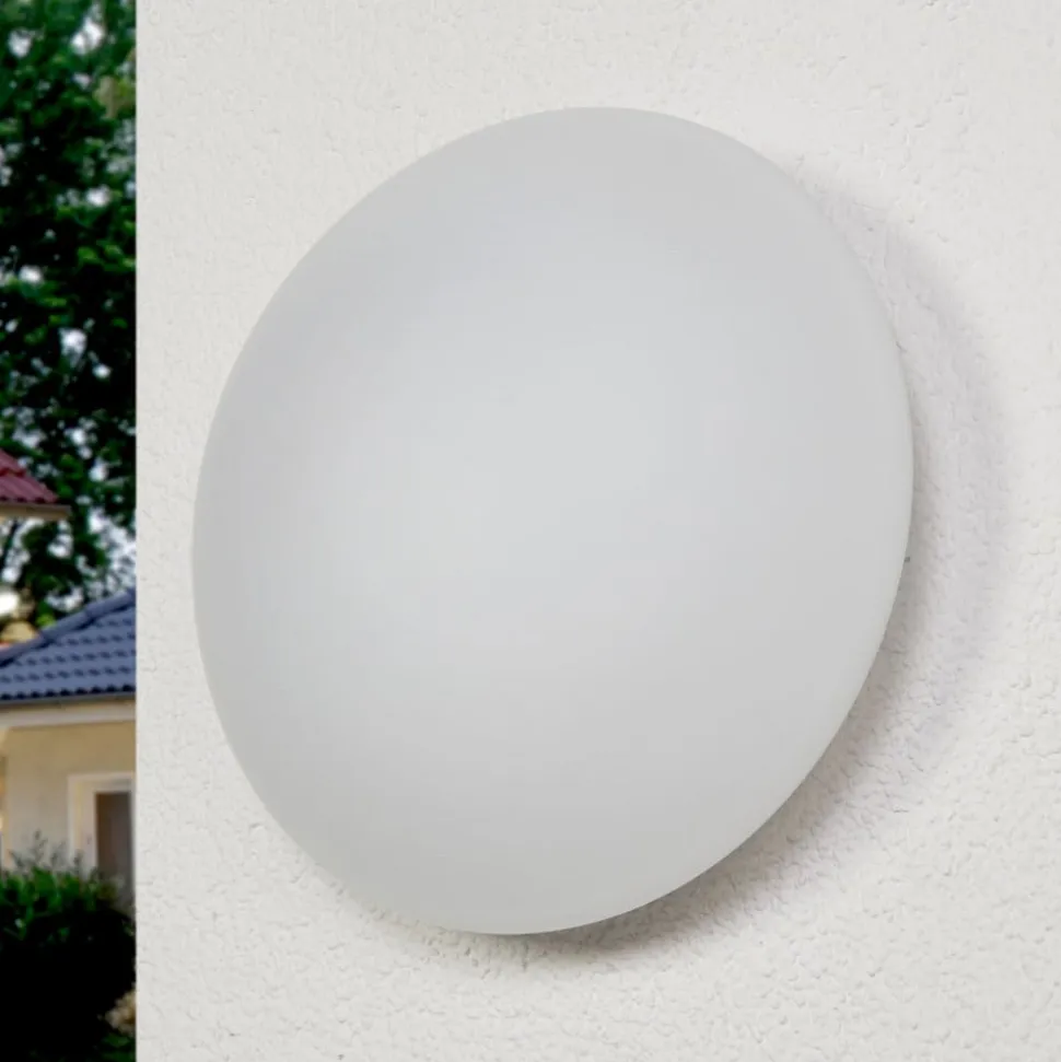Glas-udendørs væglampe Tokyo 28 cm IP44