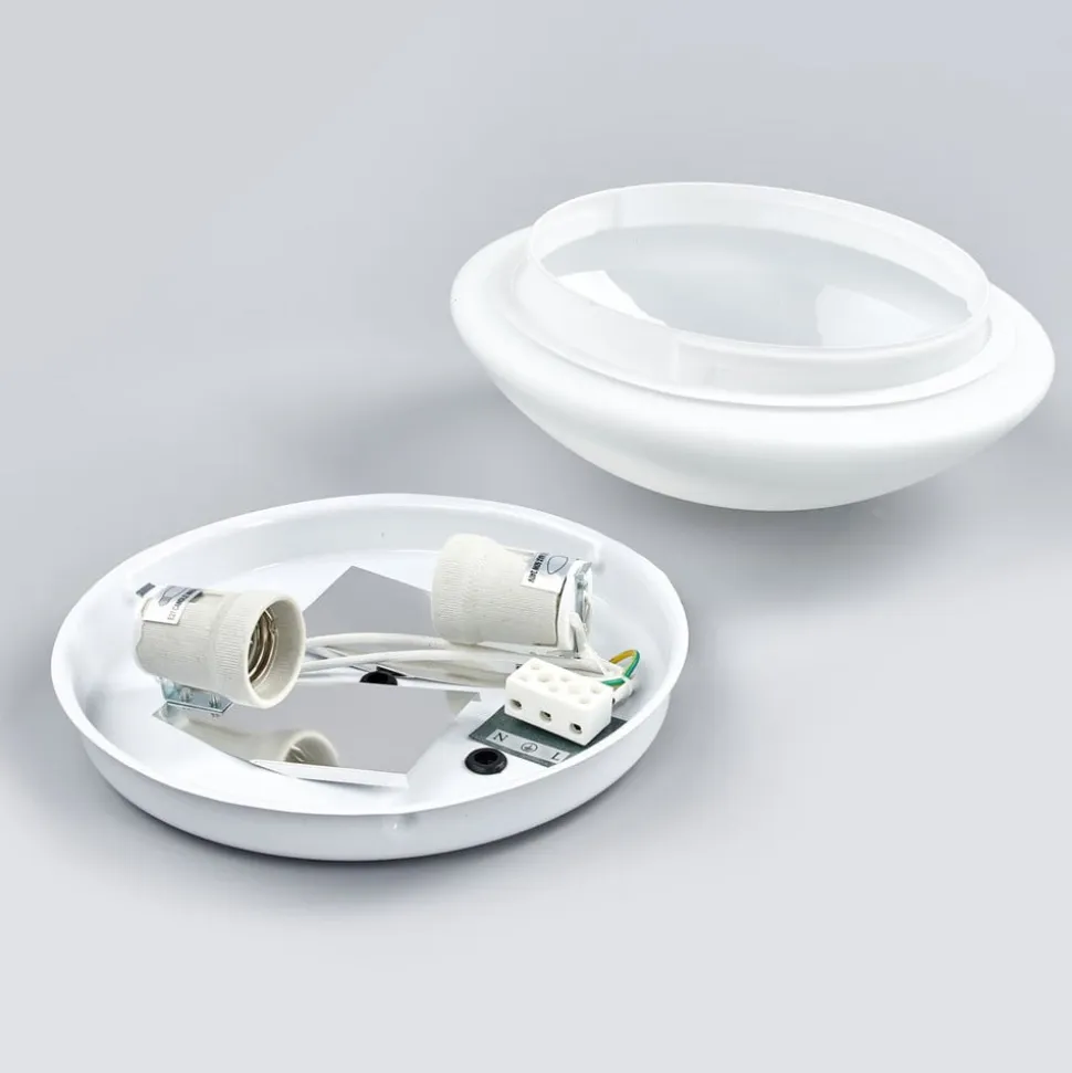 Glas-udendørs væglampe Tokyo 28 cm IP44