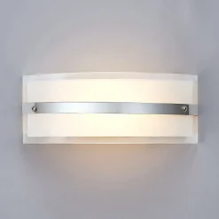 Glas-væglampe Zinka med LED, 25 cm