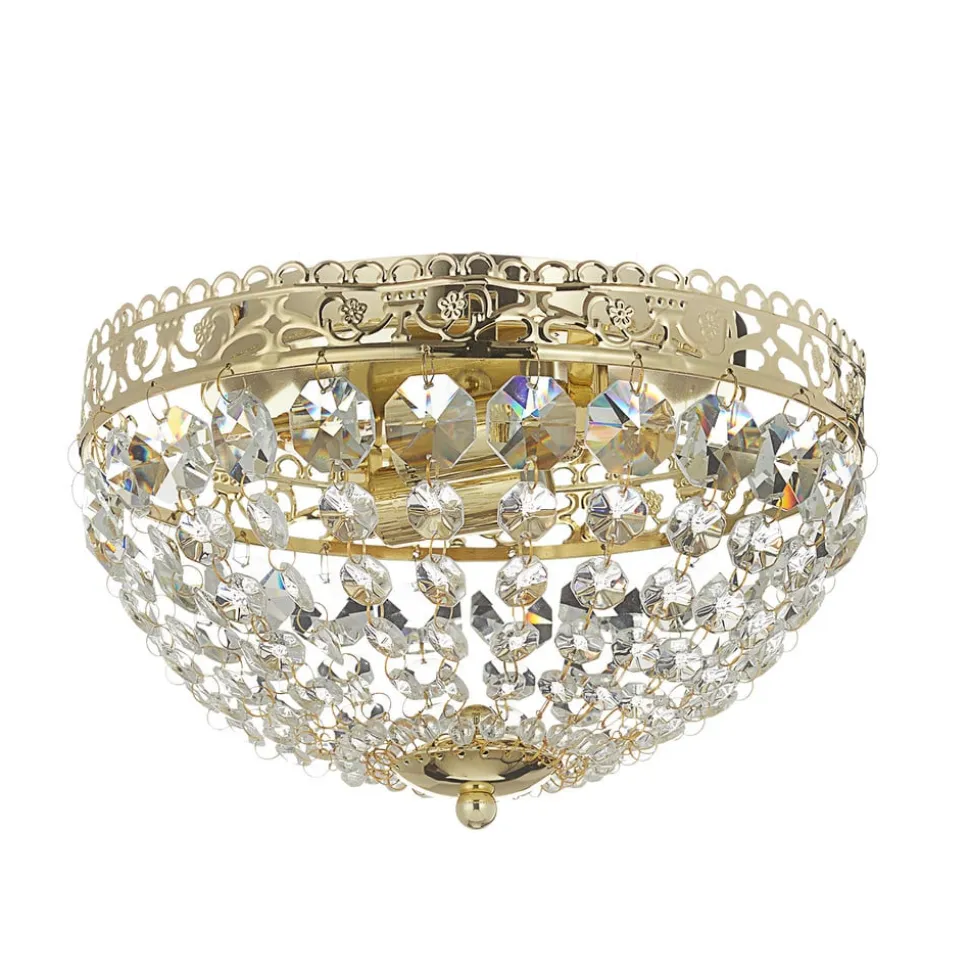 Glitrende loftlampe Saxholm