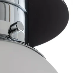 GLOBE klassisk kugle-loftlampe, krom