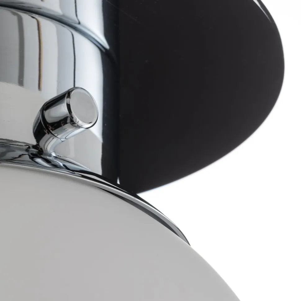 GLOBE klassisk kugle-loftlampe, krom