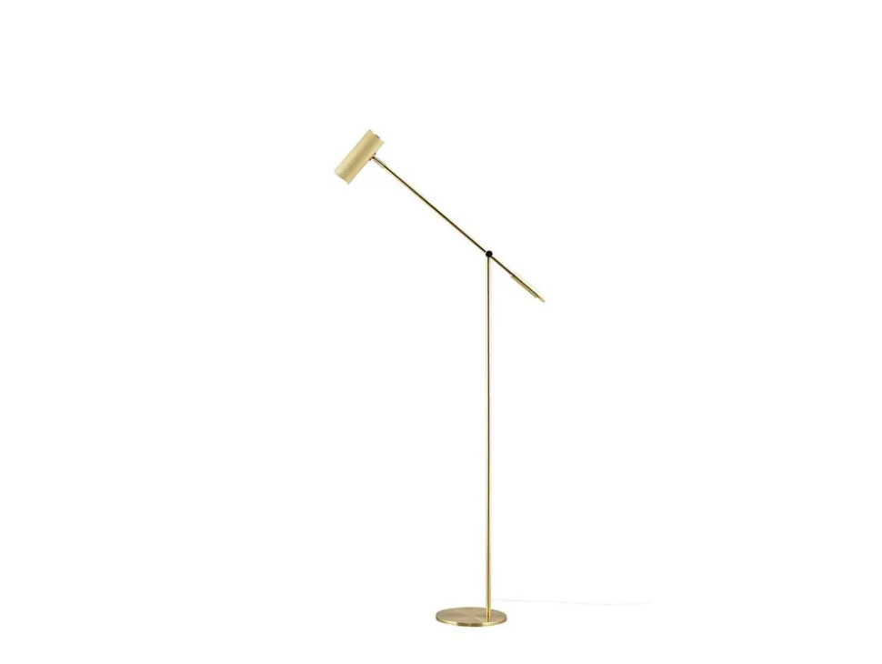 Globen Lighting Gulvlampe Hubble READ, messing mat 140 cm