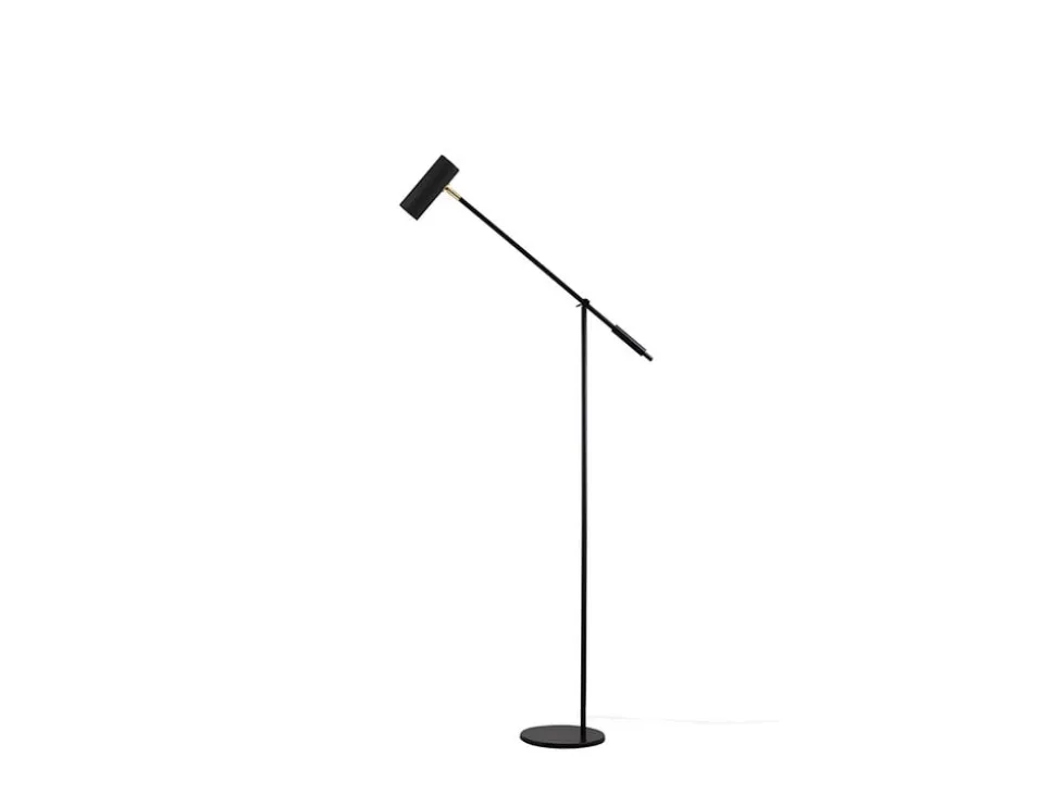 Globen Lighting Gulvlampe Hubble READ, sort, 140 cm