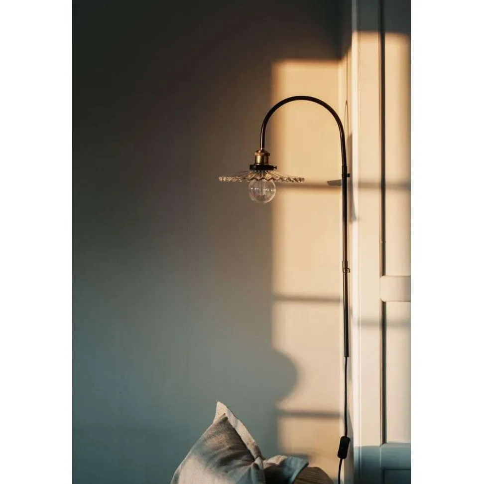 Globen Lighting væglampe COBBLER, klar, højde 75 cm