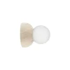 Globen Lighting væglampe Torrano, beige, Ø 13 cm IP44