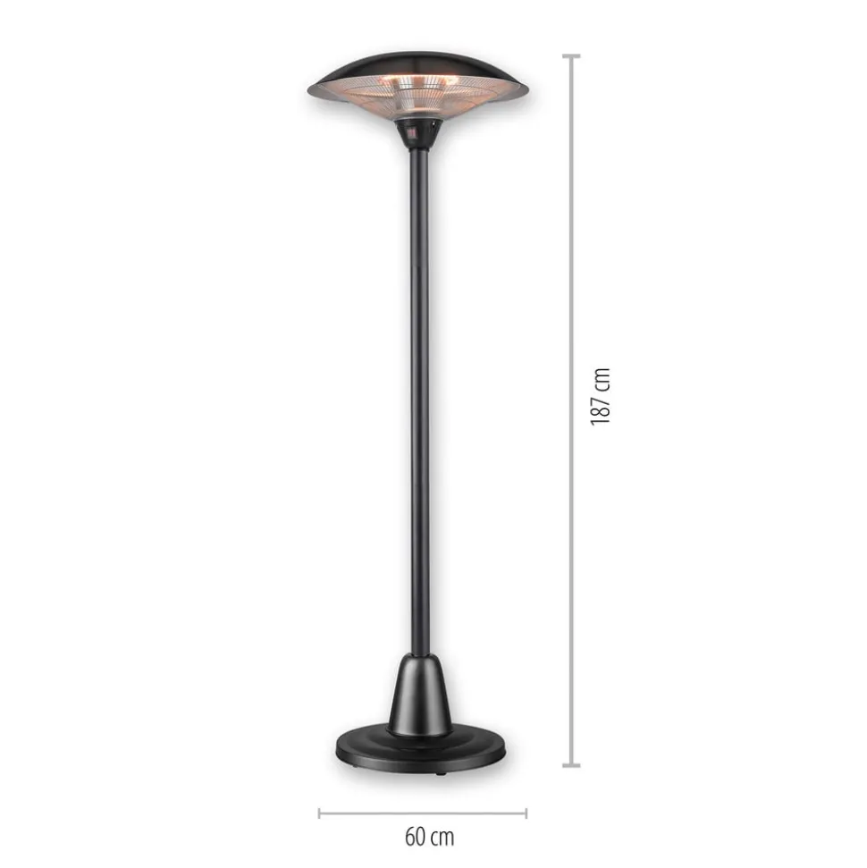Glow varmespotstander, IP34, 1.500 W/3.000 W