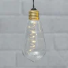 Glow vintage LED-dekolampe med timer, klar