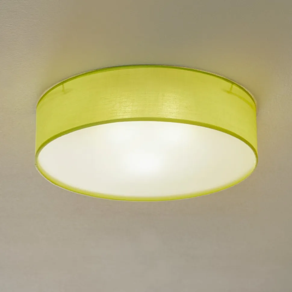 Grøn tekstil loftslampe Jitendra