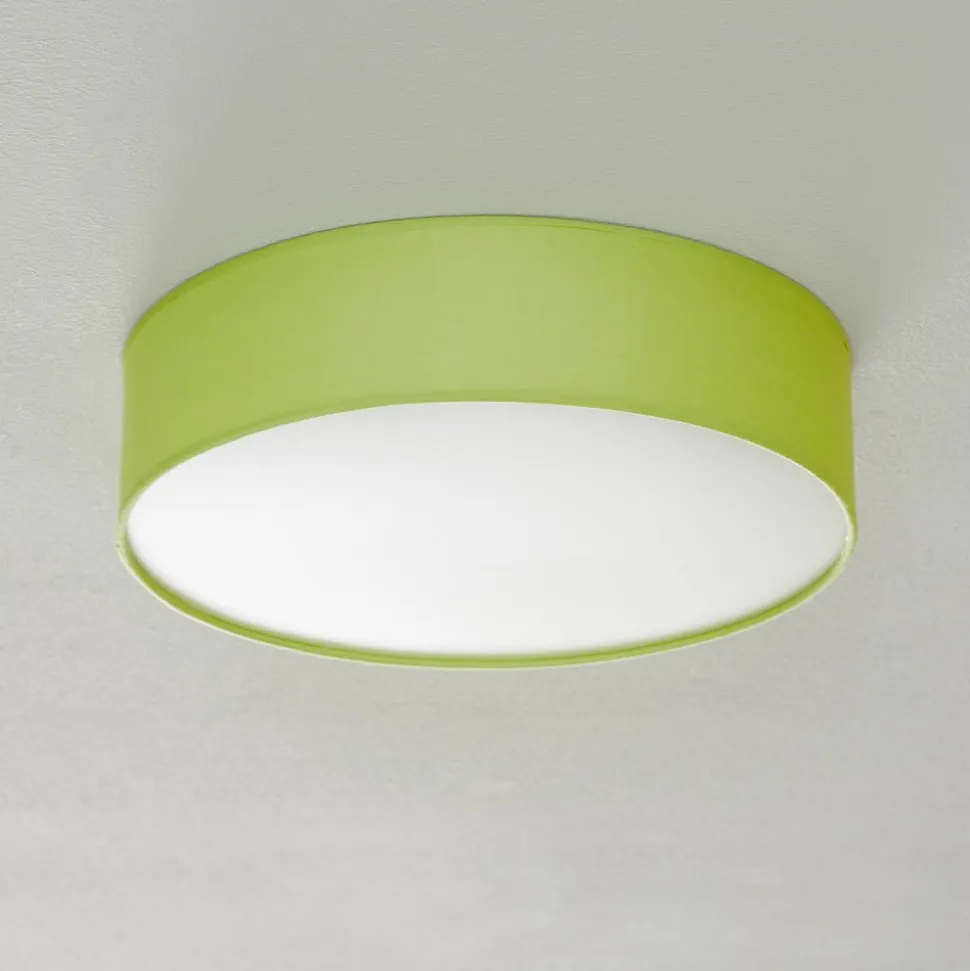 Grøn tekstil loftslampe Jitendra