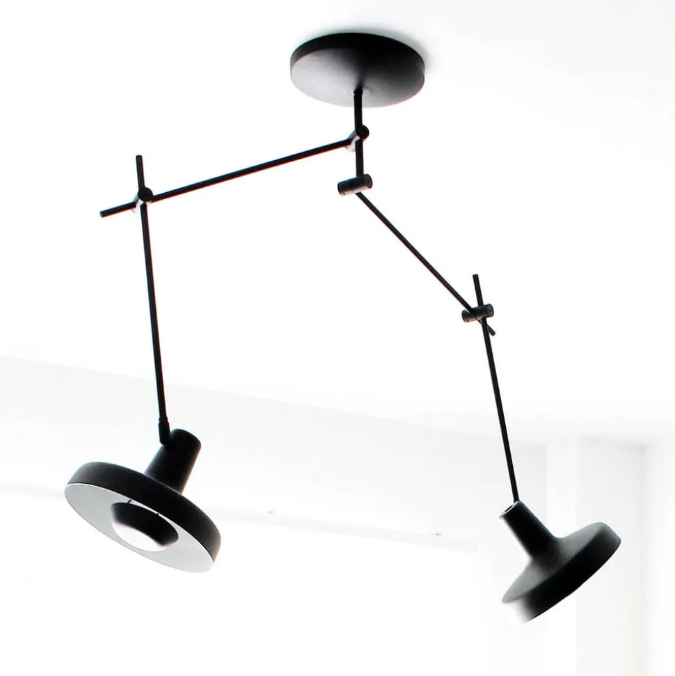 GRUPA Arigato loftslampe 2-lys 70 cm sort