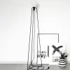 GRUPA Model M3 LED-gulvlampe sort kabel sort