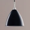 GUBI Bestlite BL9 hængelampe Ø16cm krom/sort