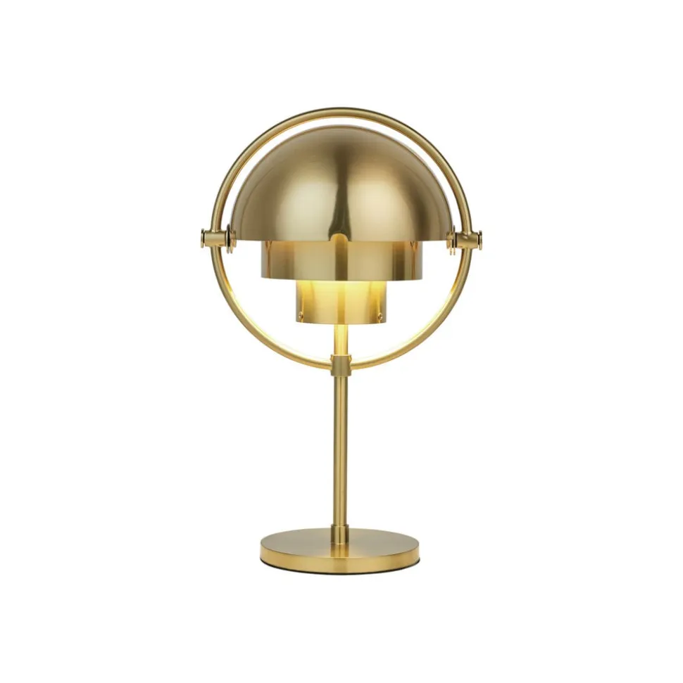 Gubi bordlampe Multi-Lite højde 30 cm messing/messing
