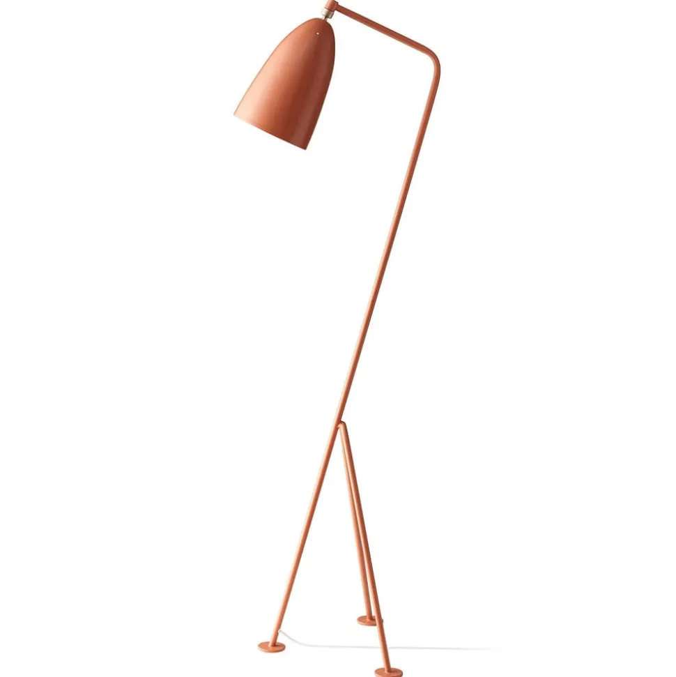 GUBI Gräshoppa trefods gulvlampe, vintagerød