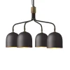 GUBI Lysekrone Howard 4-lys Ø 66 cm gunmetal