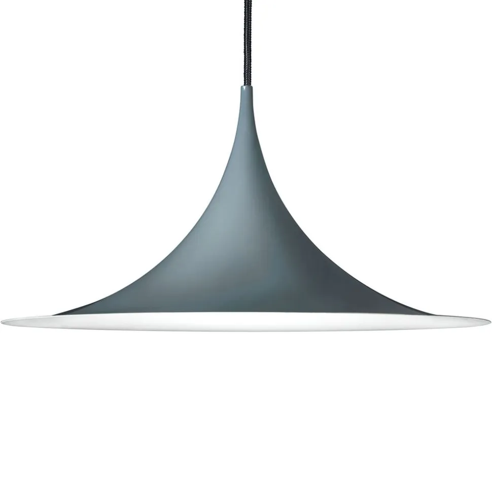 GUBI Semi pendellampe, Ø 47 cm, antracit
