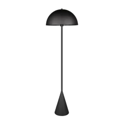 Gulvlampe Alfie, sort mat, metal, E27