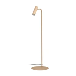 Gulvlampe Axion, beige, højde 115 cm, stål