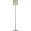 Gulvlampe Bijou med krystaller