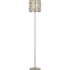Gulvlampe Bijou med krystaller