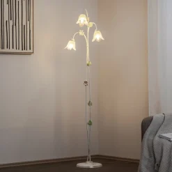 Gulvlampe Botton i florentinsk stil, 3 lyskilder