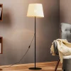 Gulvlampe Chicago med skærm i hør