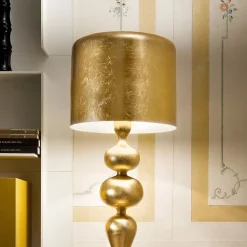 Gulvlampe Eva STL3+1, guld