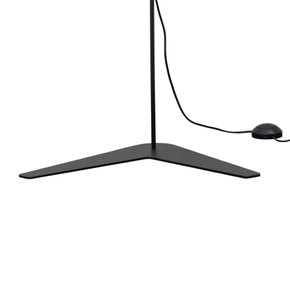 Gulvlampe Eye Super med bevægelig hoved, sort