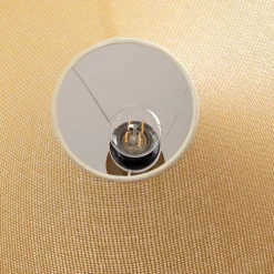 Gulvlampe HLM-9009-1E med tekstilskærm