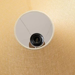 Gulvlampe HLM-9009-1E med tekstilskærm