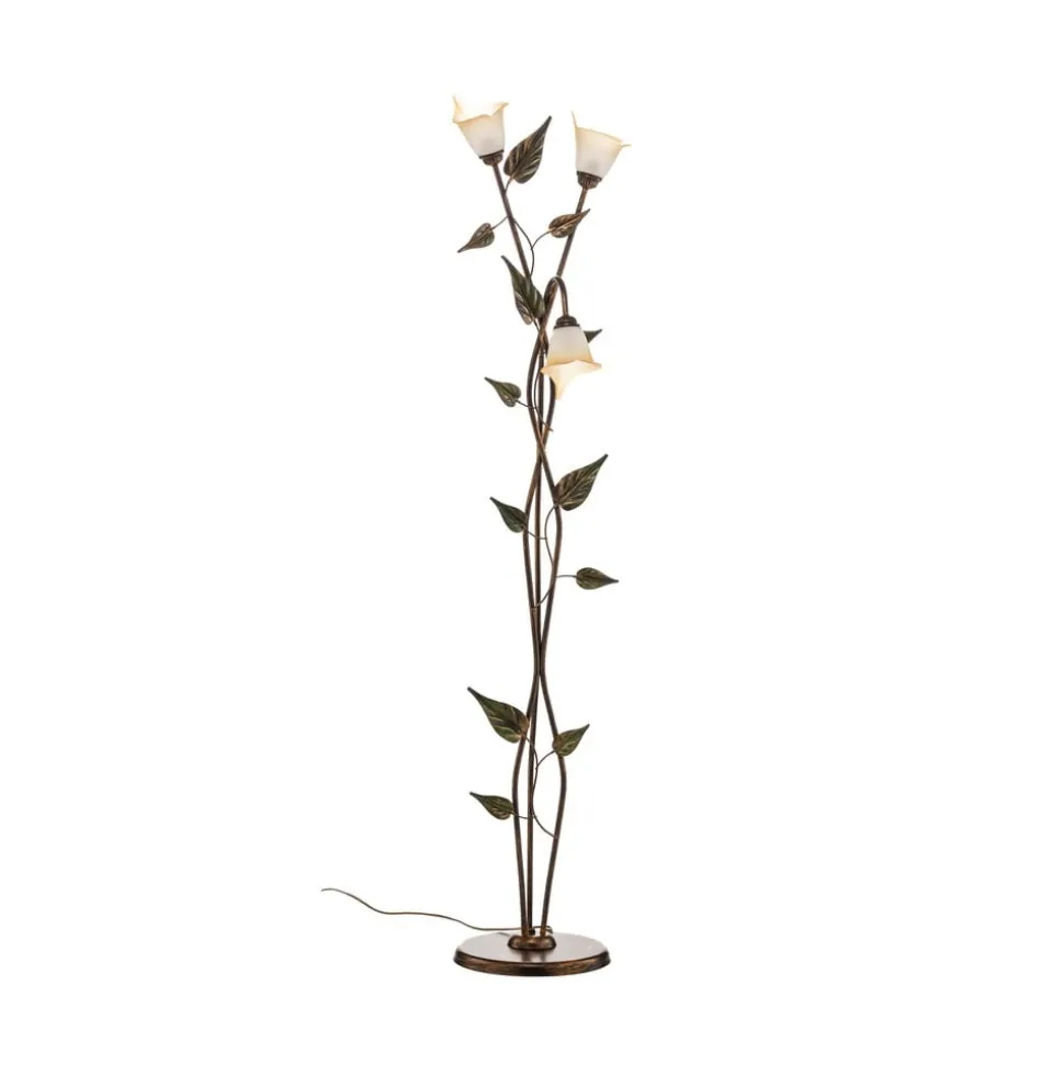 Gulvlampe Miranda i florentinsk stil, bronze