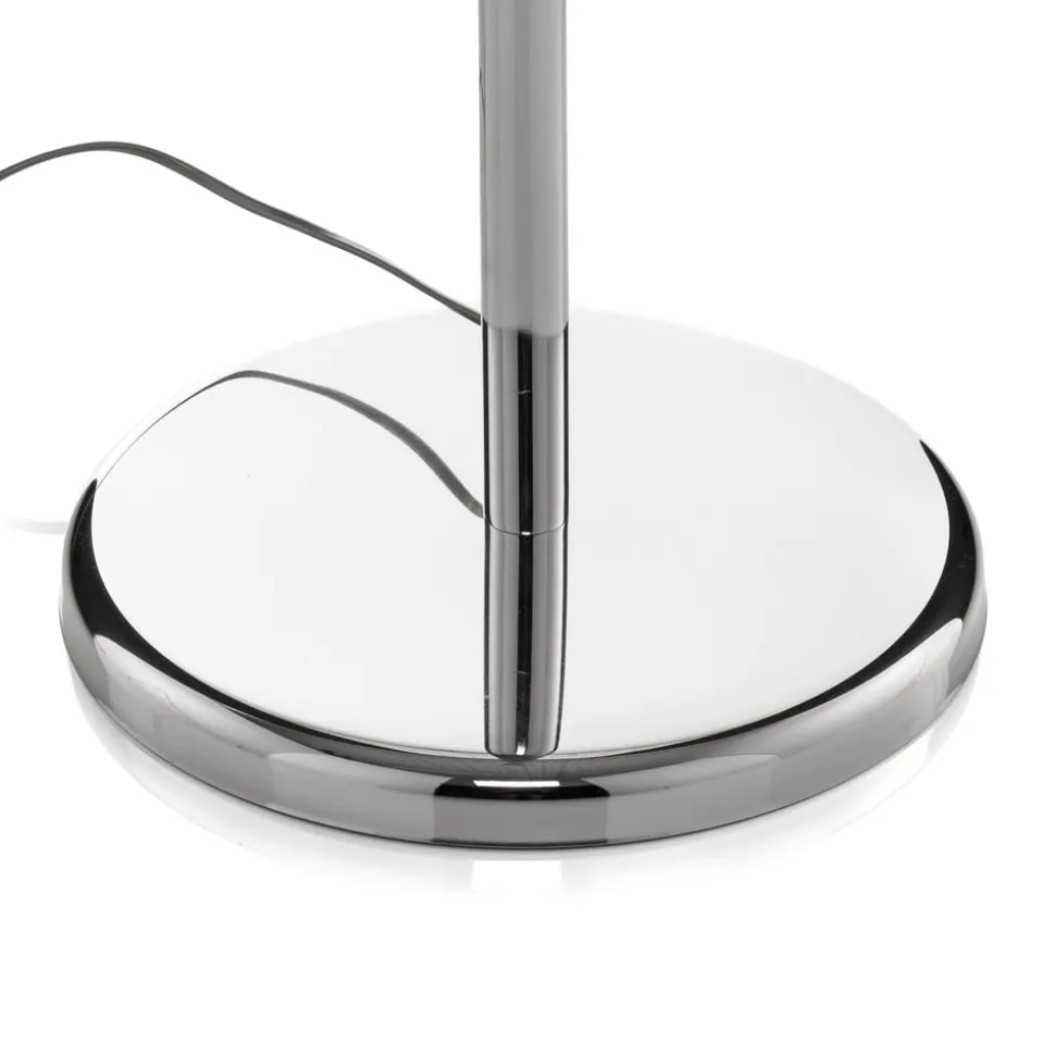 Gulvlampe Pioggia med krystalregn, krom