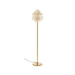 Gulvlampe Ruben med perlemorsskiver