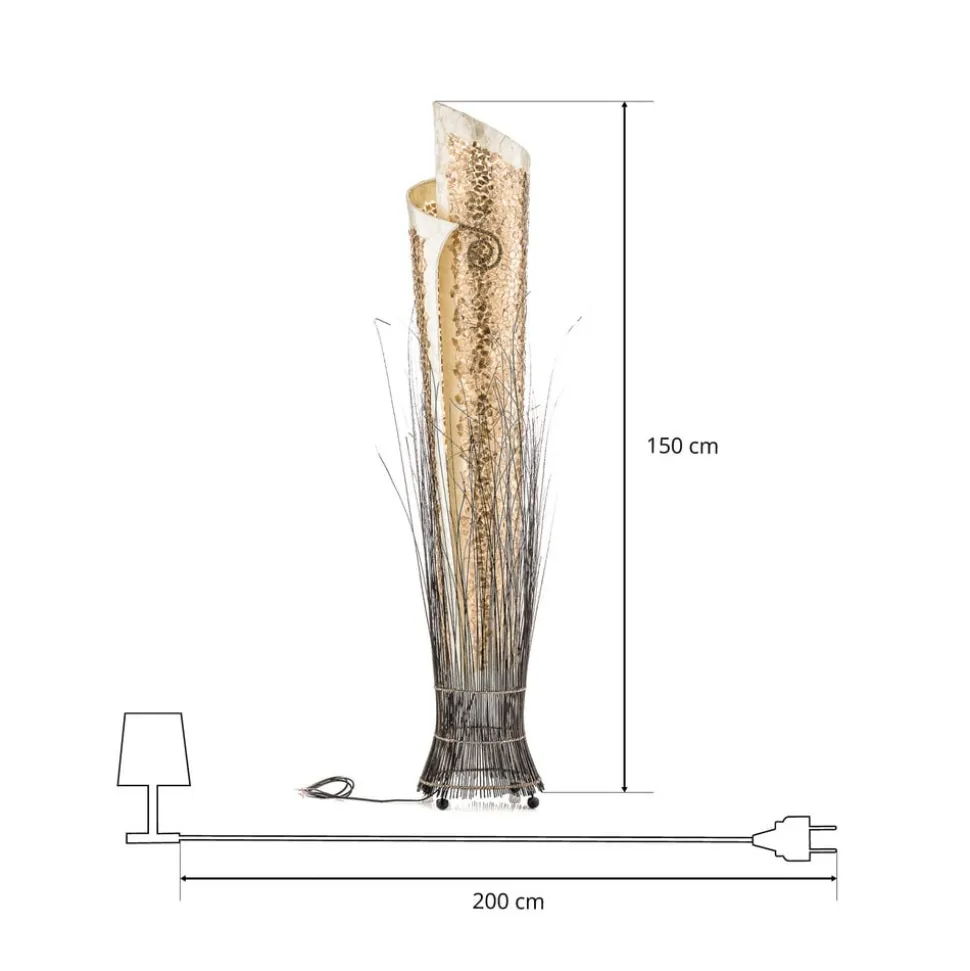 Gulvlampe YUNI, 150 cm