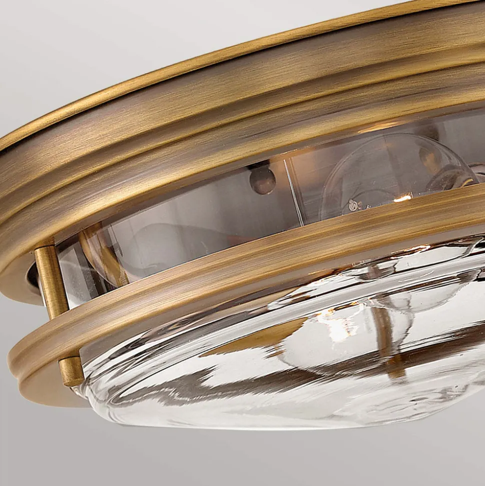 Hadrian udendørs loftslampe, bronze/klar