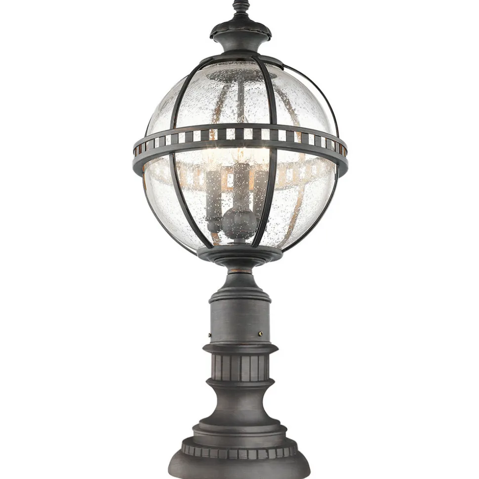 Halleron vejlampe med Londonderry-finish