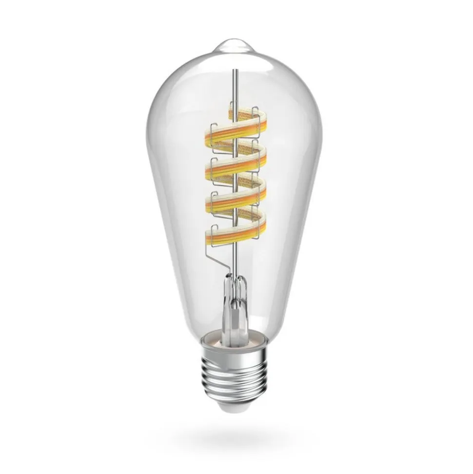 Hama Smart LED Filament E27 ST64, WLAN, Matter, 4,9 W, RGBW