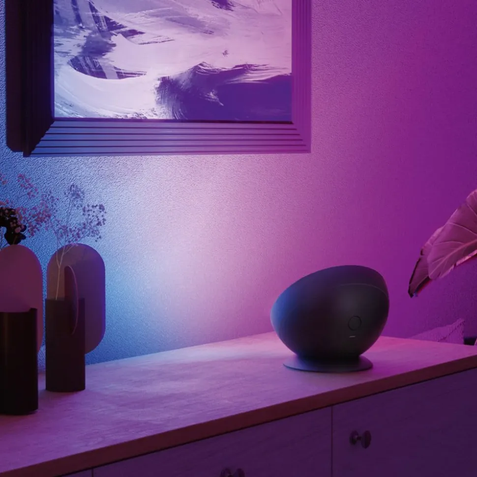 Hama Smart LED-bordlampe, sort WLAN, RGBW, dæmpbar