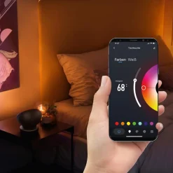 Hama Smart LED-bordlampe, sort WLAN, RGBW, dæmpbar