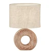 Hanke bordlampe, højde 31 cm, skærm sandfarvet