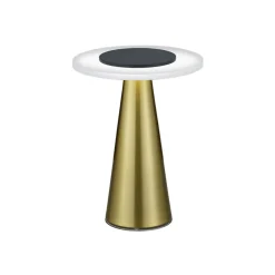 Helestra Bax bordlampe med touchdæmper, messing