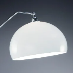 Helestra Doro-gulvlampe med akrylskærm, hvid