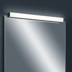 Helestra Lado LED-spejllampe, sort, 90 cm