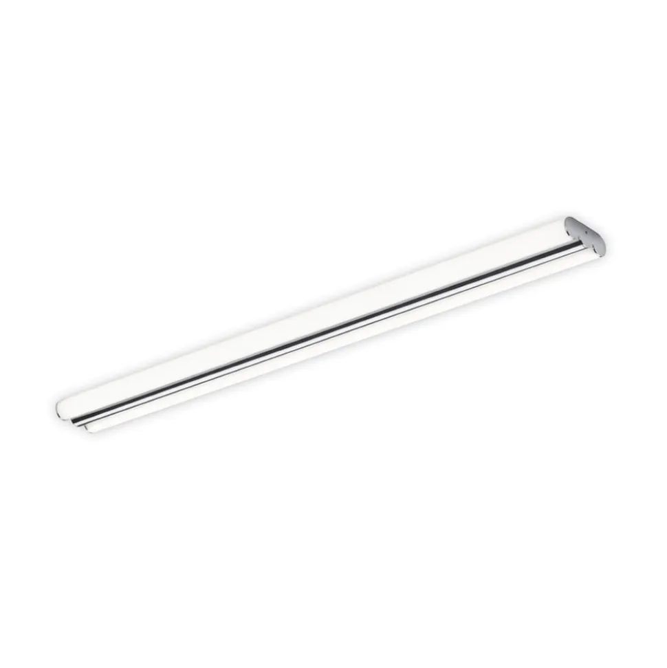 Helestra LED-spejllampe LOOM, længde 90 cm, krom, IP44