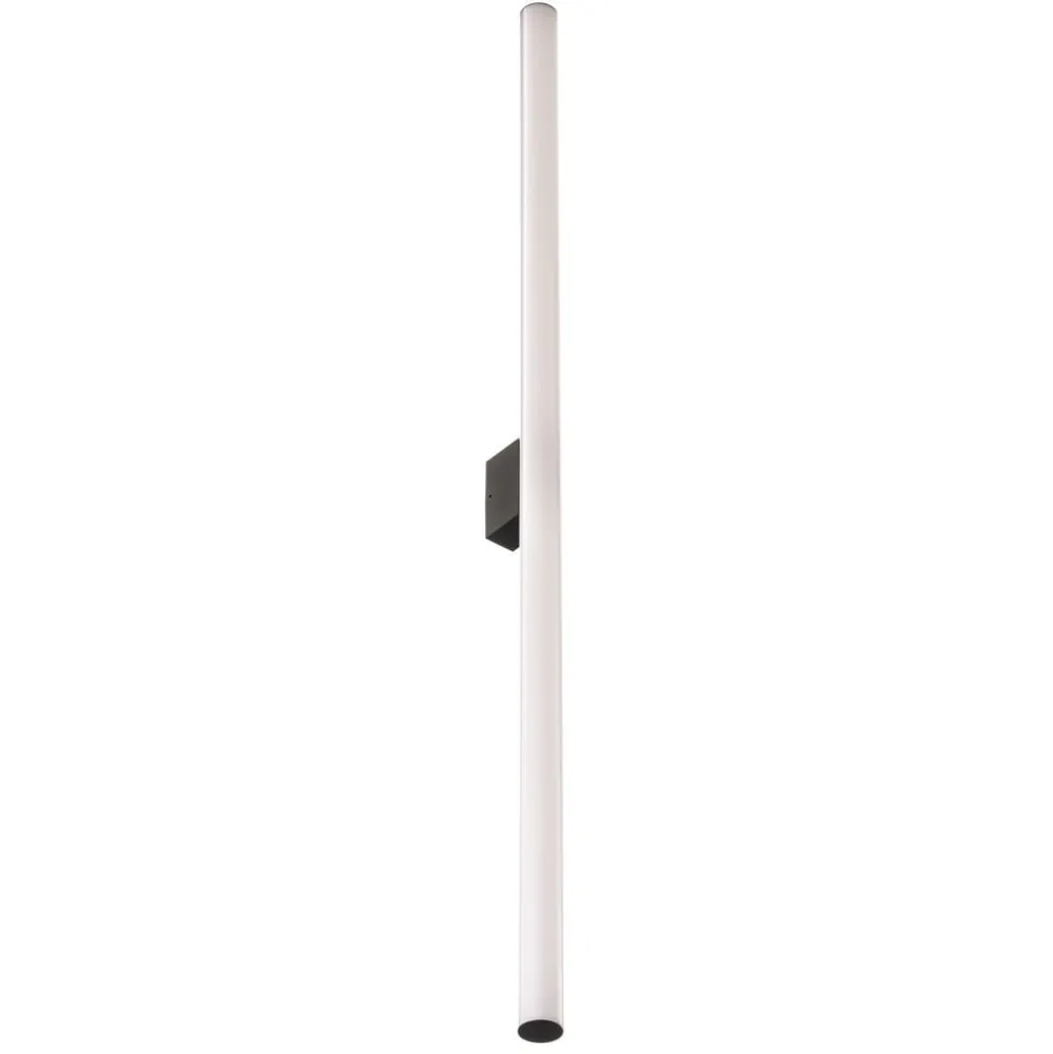 Helestra Loom LED-spejllampe sort, 120 cm