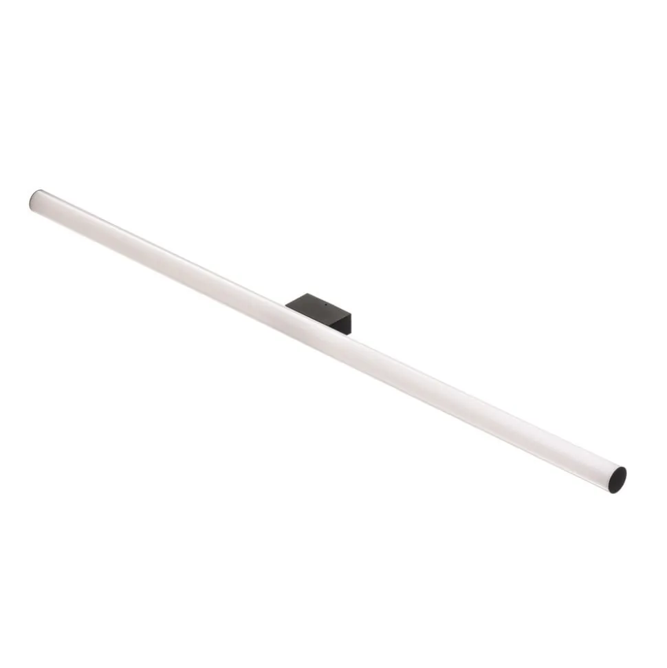Helestra Loom LED-spejllampe sort, 120 cm